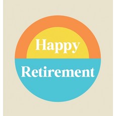 (영문도서) Happy Retirement Guest Book with lined pages (hardback) Hardcover, Lulu and Bell, English, 9781839903656