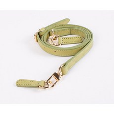 숄더&크로스 가죽핸들 LV2077 크로스끈, 1개, 연그린(골드)