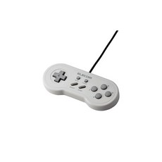 2006년 모델 ELECOM i-revo 추천 레트로풍 USB 게임패드 화이트 JC-U1608TWH