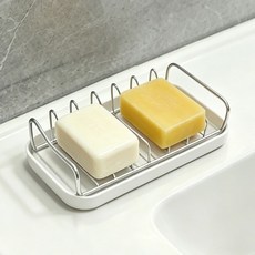 해별홈 욕실 비누 받침대 스텐 물빠짐 거치대, 1개, 네모형