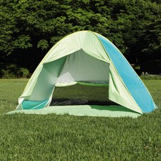 필드 니어바이 피크닉 원터치 팝업 그늘막 텐트 + 가방, 필드 블루, 대형(3-4인용)