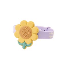 3COINS 戶外兒童防蚊手環 可愛向日葵造型, 1個, 向日葵