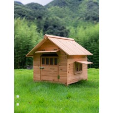 원목 강아지집 방수 진돗개집 야외개집 조립식 개집, 주문제작 가능 고객센터 문의, XXL 특대형 42 . 5kg 1m 골든, 1L