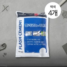 빨리굳는 시멘트 초속경 가정용 몰탈시멘트 틈새, 4개
