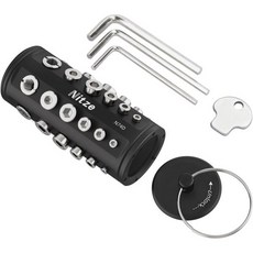 니츠 36개 카메라 나사 및 렌치 저장 키트 14인치 38인치 M2.5 M3 M4 M5 포함 38인치에서 14인치로 변환하는 어댑터 드라이버 휴대용이 간편한 N74D