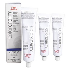 웰라 컬러 참 퍼머넌트 젤 헤어컬러 57g, 3개, 12C 1290 Ultra Light Blonde