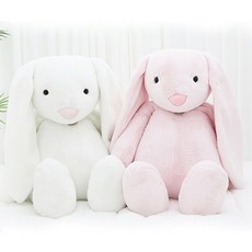 노블레빗 토끼 대형 80cm 100cm 애착 인형, 핑크, 1개