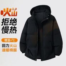 男士冬季加厚保暖棉襖外套 - 2025新款防寒羽絨棉衣