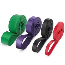 나투비 라텍스 턱걸이 운동 풀업 밴드, 1개, 레드