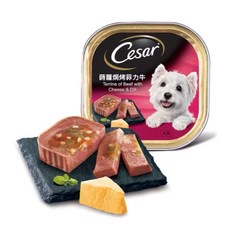 Cesar 西莎 牛肉 精緻風味餐盒, 100g, 24個, 焗烤菲力牛