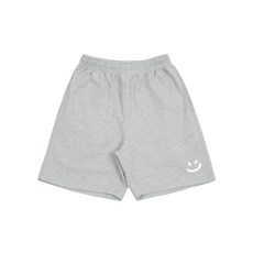 GRAVER [UNISEX]스몰 드로잉스마일 트레이닝 반바지_그레이 308812