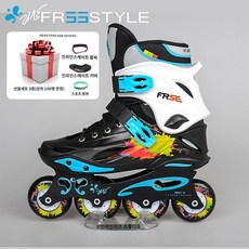 인라인스케이트 롤러스케이트화 남녀 직배열인라인바퀴 성인 전문, D. M1 블랙 스탠다드