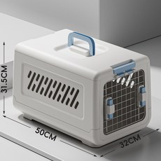 折疊透氣寵物航空箱, 1個, 升級ABS材質加厚加硬