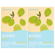 딜리워터 청포도, 3g, 10개입, 2개