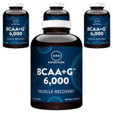 엠알엠 BCAA+G 6000 캡슐, 150정, 4개