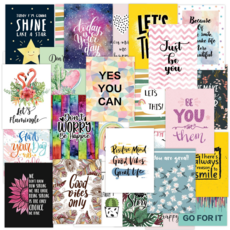 그니주니 응원 격려 24종 편지지 카드세트, 24개, 혼합색상