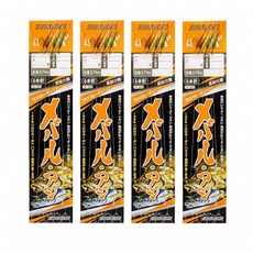 백경 스웨긴 리얼메바루 볼락 열기낚시 6본 카드채비 SG-205, 1세트, 4개입