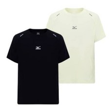 미즈노 25SS 공용 트리코트 반팔티셔츠 TRICOT SHORT SLEEVE 냉감소재 여름철운동복 32YA5B26 2C 985570