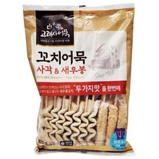 [트레이더스] 고래사어묵 꼬치어묵 사각 & 새우봉 아이스박스포장 냉동식품, 920g, 2개