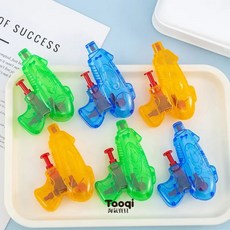 淘氣寶貝 迷你水槍 沙灘玩具 兒童玩具 戲水玩具 戶外 彩色水槍 夏季玩具, 6入混裝不挑色, 1個