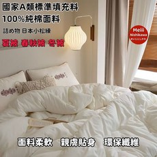 明治西川 100%純棉 A類標準 被胎, 夏被
