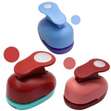 Luomorgo 원형 홀 펀치 세트 3개 (2.5cm(1인치) 1.6cm(5/8인치) 0.8cm(5/16인치)) - 스크랩북 카드 제작 저널 사진 앨범 및 사무용품을, Luomorgo 원형 홀 펀치 세트 3개 (2.5cm(