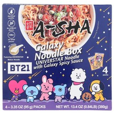 A-Sha 갤럭시 누들 스파이시 소스 4팩 379.9g13.9온스 [호환], A-Sha 갤럭시 누들 스파이시 소스 4팩, 379.9, 379.9g