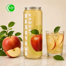 Kompot Apple Drink 콤포트 사과 음료, 15개, 500ml