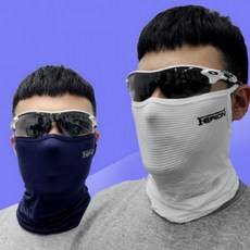 마스크 얼굴햇빛가리개 자외선차단 자전거 골프 등산 쿨, 페리온타이핑