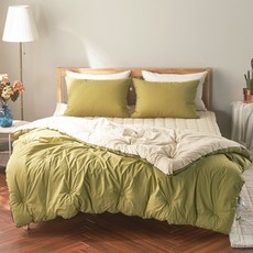 기숙사 추천 국내산 순면 차렵이불 침구 파스텔 이불세트 옥수수솜 향균 순면가공 포근한 고급 이불