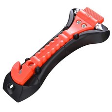 차량 유리 파괴기 벨트 커터 펀치 해머 자동차 탈출 생명 도구 반사 테이프, 2. Orange red, 1개