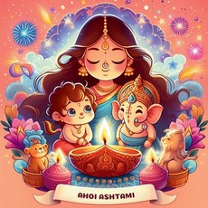 (英文圖書)Ahoi Ashtami: Hindu Festival for well-being of kids 平裝版, Independently Published, 英文