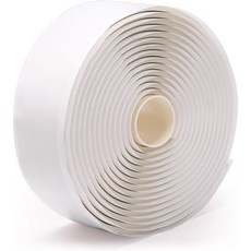 LLPT 부틸 테이프 흰색 2인치 x 16.5피트 두께 5mm 방수 밀폐 EPDM RV 수리 창 유리 보트 밀봉 지붕 파이프 패치WST5105, 2" x 16.5 Ft_White, 1개