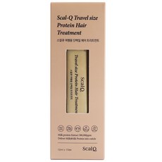 스칼큐 친환경 여행용 일회용 단백질 극손상 헤어 트리트먼트 10ml 스틱 10개입, 1세트
