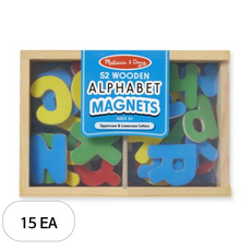 멜리사앤더그 알파벳 자석 블록 퍼즐 MD0448, 15개, 52피스