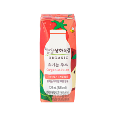 매일 상하목장 유기농주스 사과딸기케일, 125ml, 5개