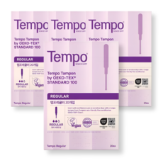 템포 오리지널 레귤러 20개입 4팩, 4개