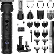 스크토몬 수염 턱수염 면도기 트리머 그루밍 키트 Scttomon Beard Trimmer, Black
