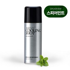 에어시스 휴대용 신발 탈취제 운동화 냄새 제거제 쿨링샷 스피어민트향, 80ml, 1개