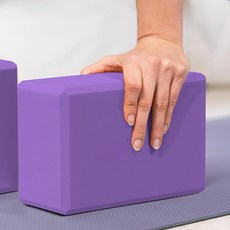 라이트밸런스 요가폼블럭 필라테스 홈트레이닝 스트레칭 발레 소도구, 1개, LB 요가폼블럭 퍼플