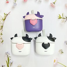 나와아기 분유통 간식통 휴대용 소분 케이스 230g, 핑크, 1개