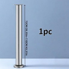 8-110cm 높이 조절 가능한 가구 지지대 침대 프레임 금속 다리 침대/소파/캐비닛/소파/테이블, 01 China Mainland, 02 white 72-110cm