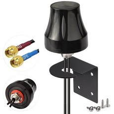 Superbat GPS 4G LTE 결합 차량 트럭 RV 스루 홀 나사 마운트 안테나 네비게이션 헤드 유닛 자동차 텔레매틱스 모바일, 한개옵션0