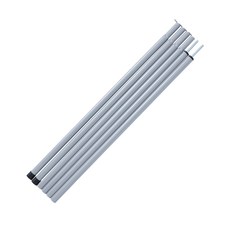 MOON LENCE 16mm 150cm TPOLES001 텐트 폴 터프 폴 스틸 2개 세트 3절 연결 직경 최장