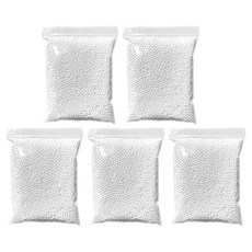 스티로폼 발포입자 EPS 5EA, 3~4mm, 1세트, 흰색