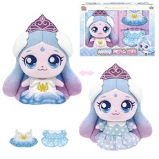 프린세스 캐치티니핑 인형 시즌6 하츄핑 사뿐핑 드레스 세트 티니핑 캐릭터 코디 봉제, 1개, 티니핑 드레스 세트-사뿐핑, 20cm