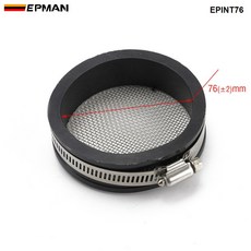 EPMAN 자동차 오토바이 기화기 에어 필터 컵 네트 속도 스택 커버 76mm 102mm 102mm공기, EPINT76, EPINT76