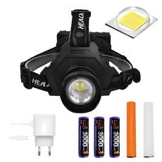 XHP70 헤드랜턴 해루질 자전거 안전모 낚시 등산용, 혼합색상, 1개