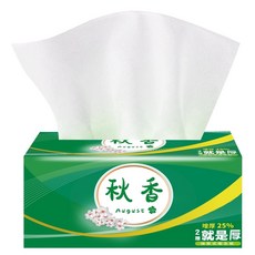 【文具通】秋香 抽取式 衛生紙 增厚25% 2層就是厚 110抽 x 12包入 如須購買1箱是6袋 下標數量為6, 1個, 12小包 = 1提袋