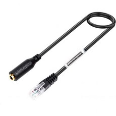 VoiceJoy 표준 3.5mm 잭 스마트폰 헤드셋 어댑터 케이블 변환기 (RJ9 플러그) - Cisco Unified Office 전화기 7970 7940 7941 7942, Cisco Unified Office Telephone